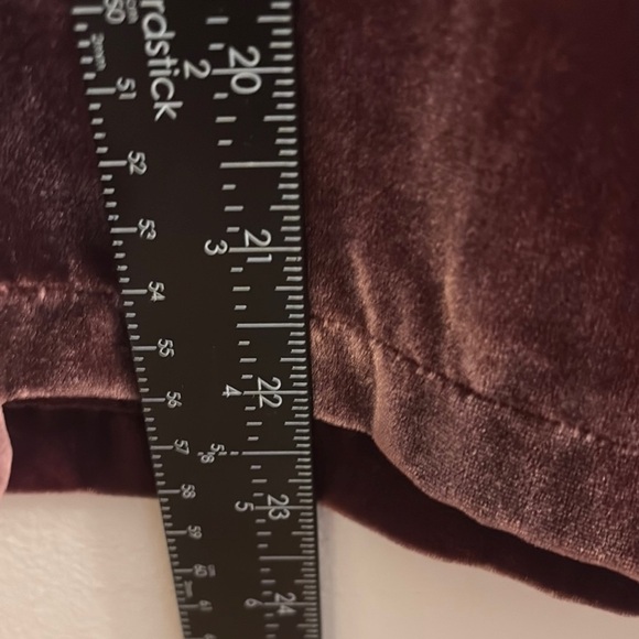 Ann Taylor LOFT Velvet Purple Puff Sleeve Fitted Blouse Small Whimsigoth - Picture 12 of 12